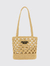 Logo Crochet Tote Bag