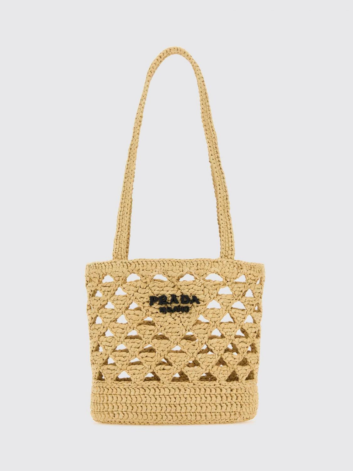 Logo Crochet Tote Bag