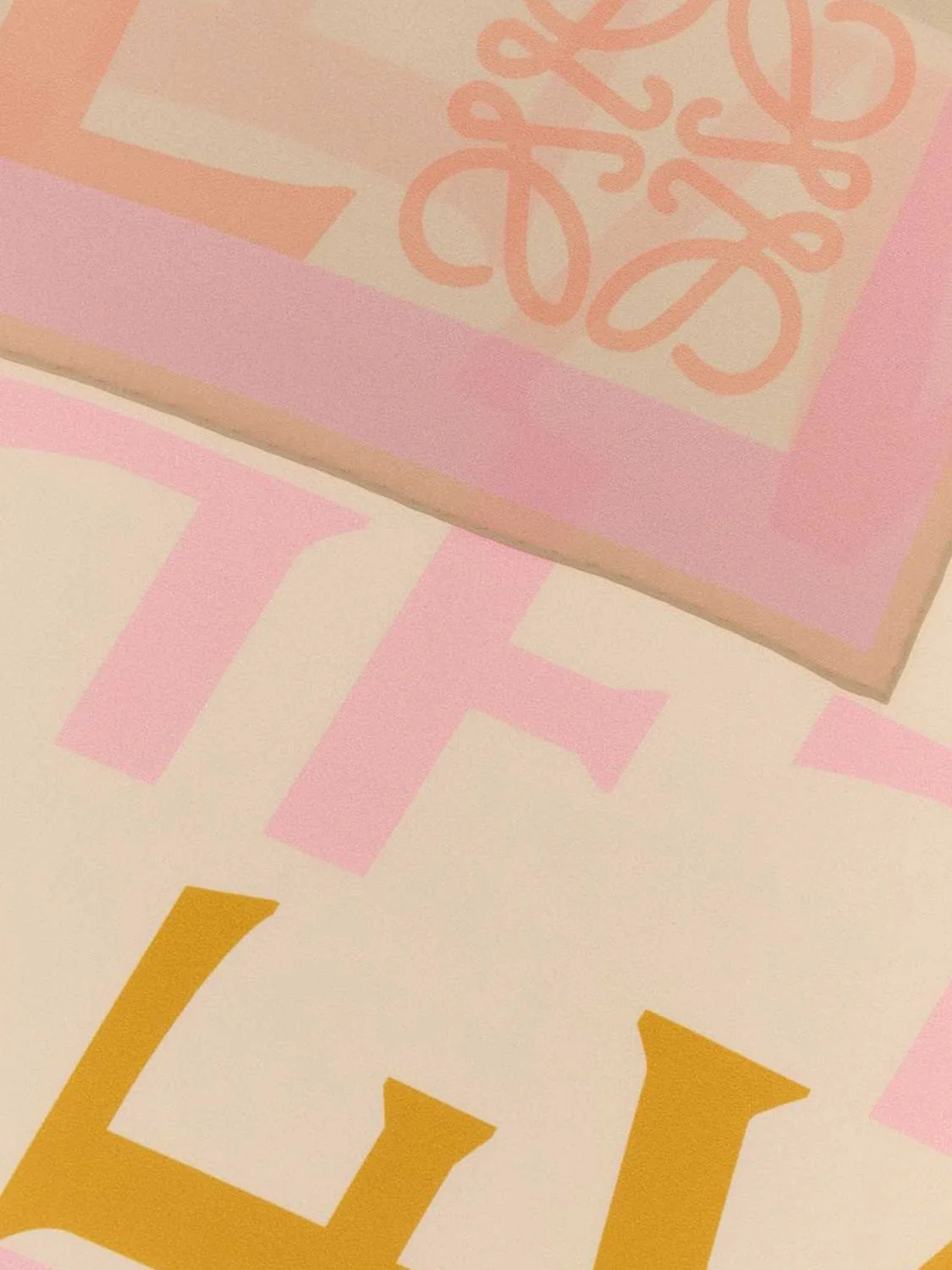 printed silk scarf
