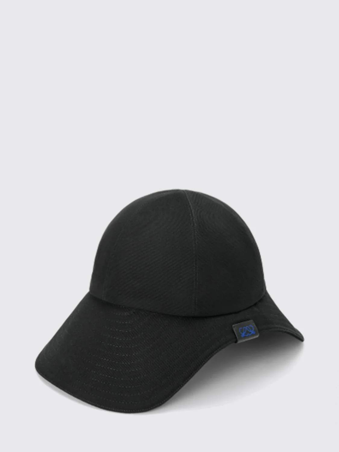 cotton cap with wide visor