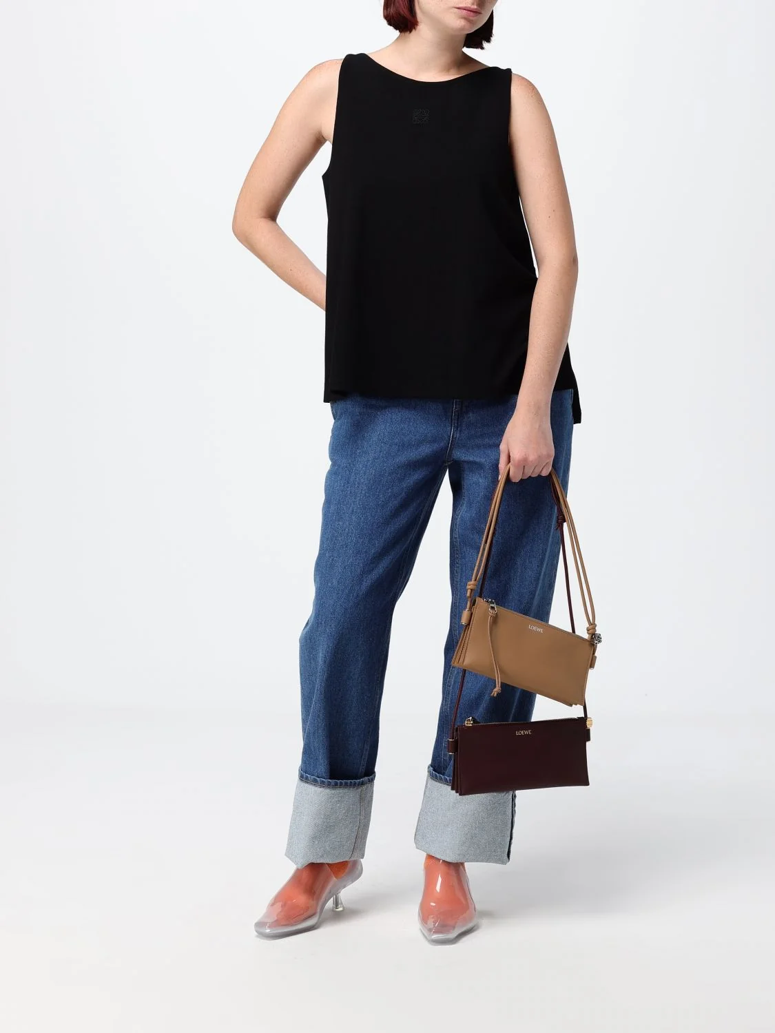 LOEWE OS joya nappa pouch