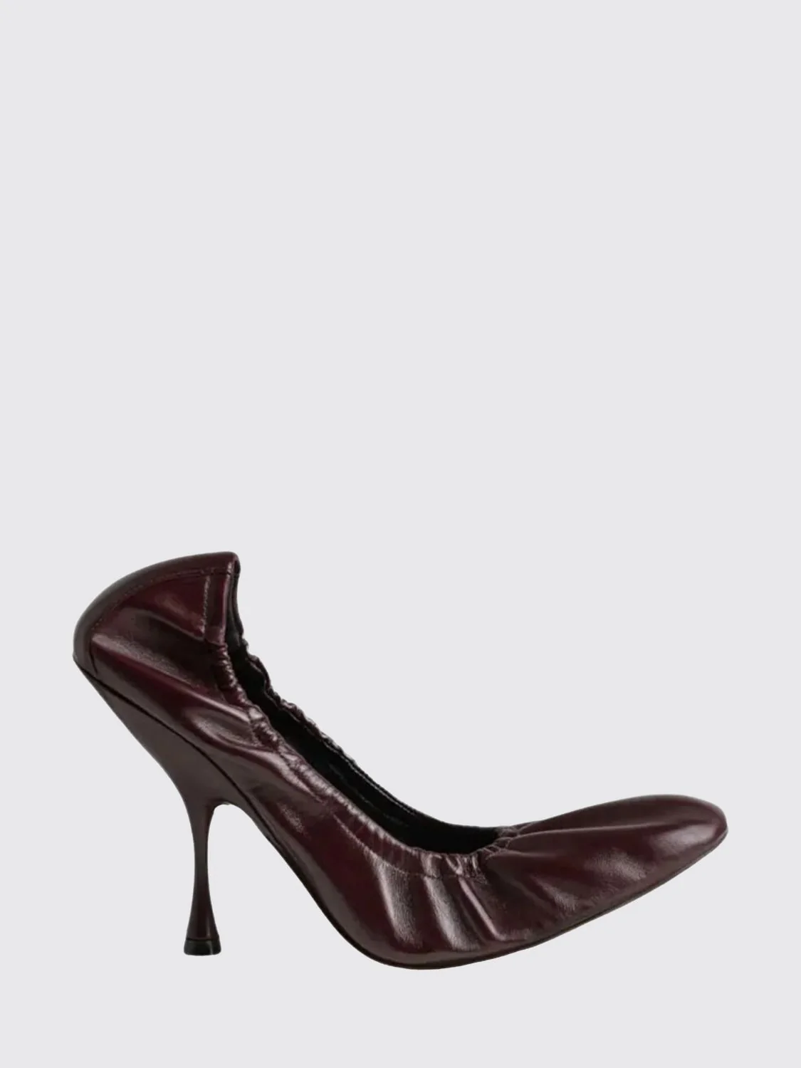 PHOEBE PHILO 37 pucker leather pumps
