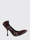 pucker leather pumps