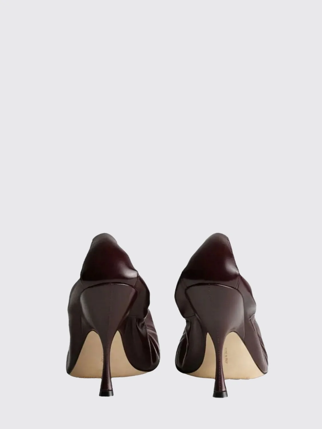 PHOEBE PHILO 37 pucker leather pumps