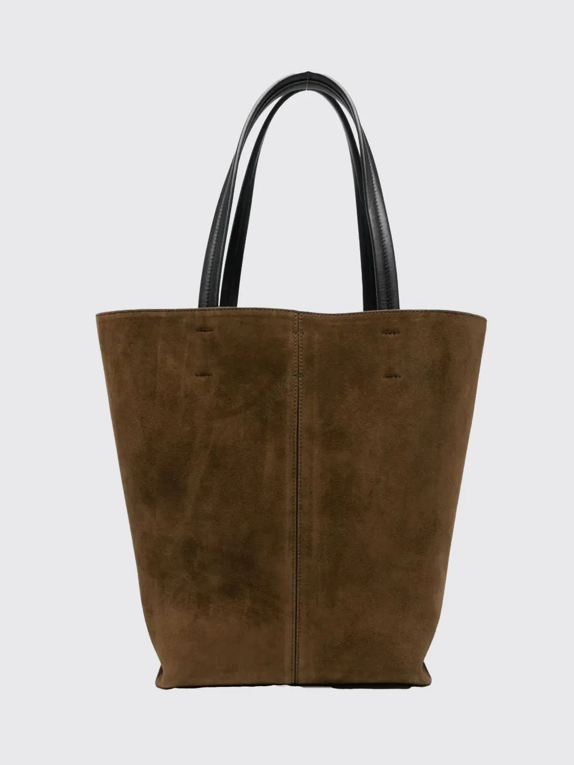 PHOEBE PHILO OS pot cabas suede bag