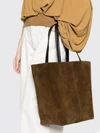 pot cabas suede bag