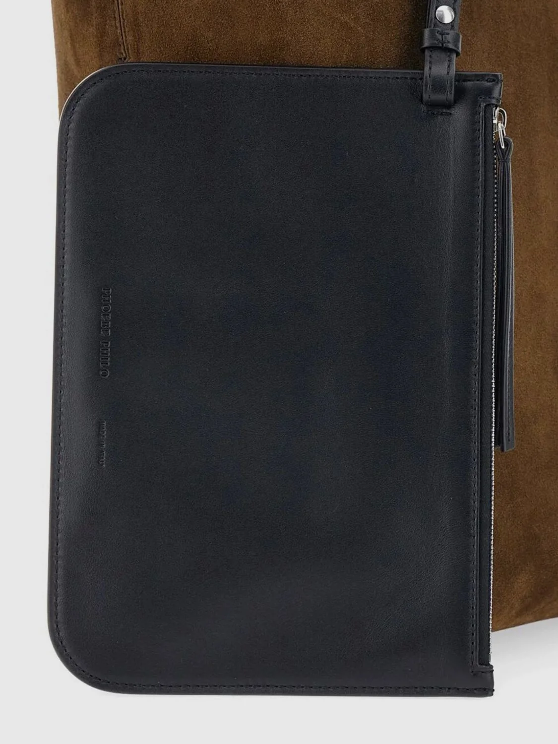 pot cabas suede bag