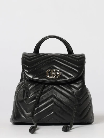 gg marmont chevron quilted nappa backpack