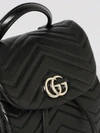 gg marmont chevron quilted nappa backpack