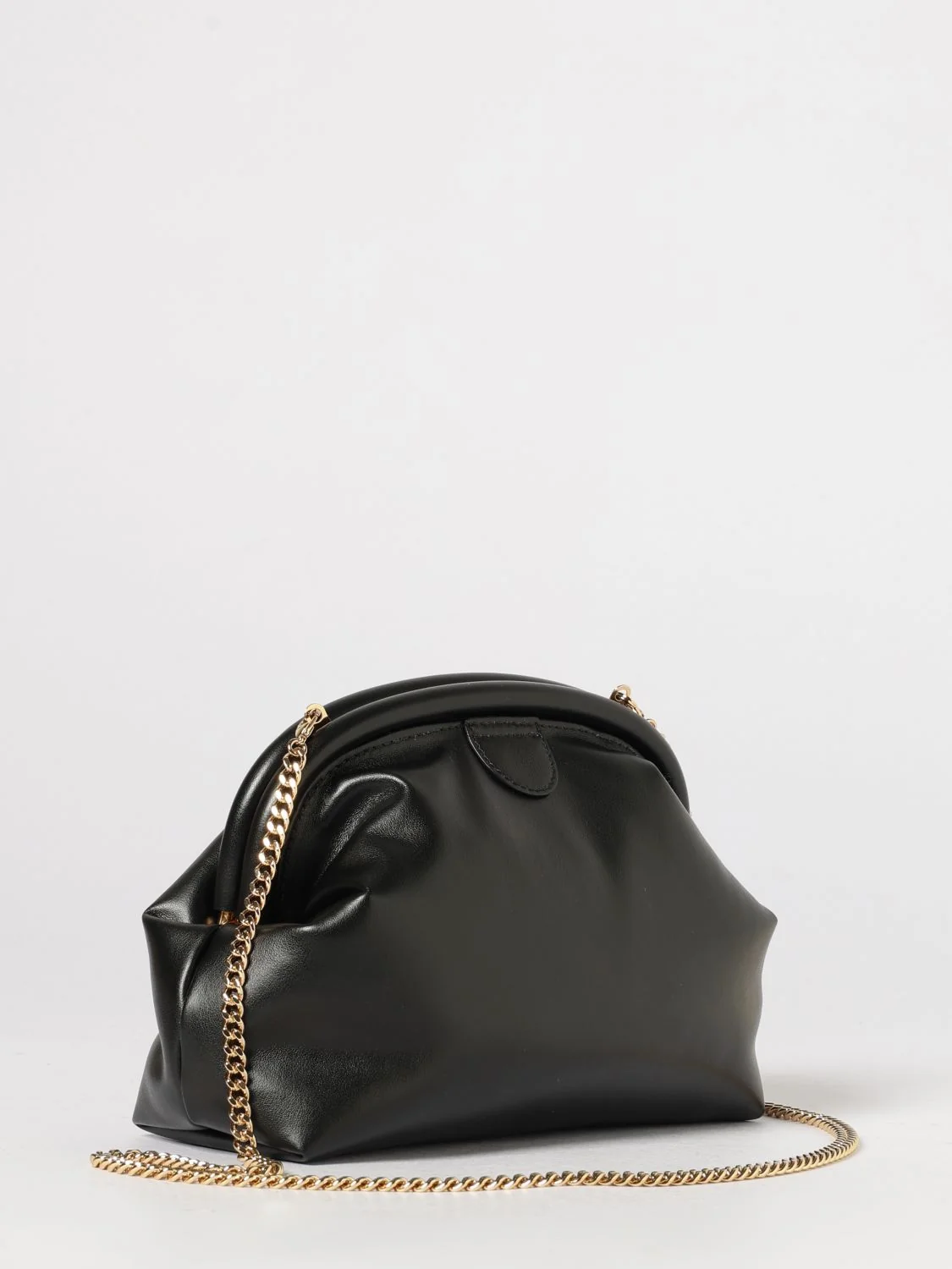 faux leather clutch