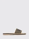 striped woven rope sliders chloé