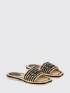 striped woven rope sliders chloé