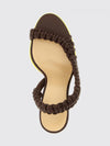 woman's heeled sandal