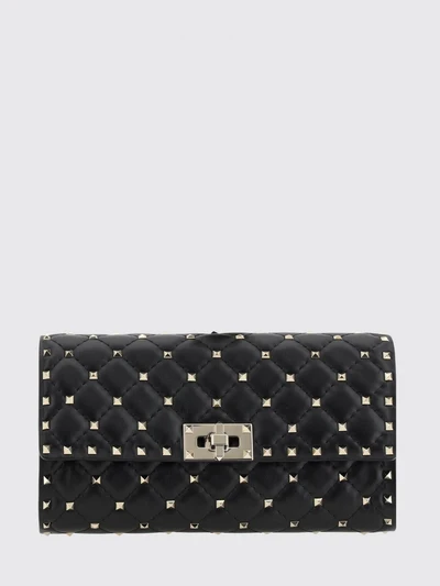 rockstud spike matelassé nappa clutch