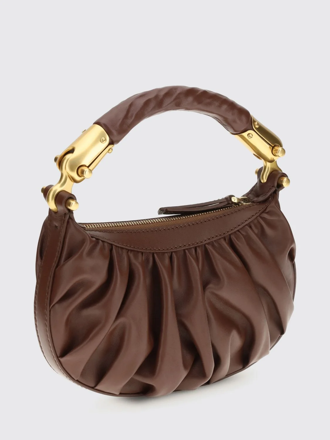 ébène leather handbag