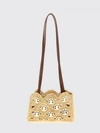 1969 bag in raffia and brass