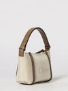 chloé carry cotton bag with jacquard logo