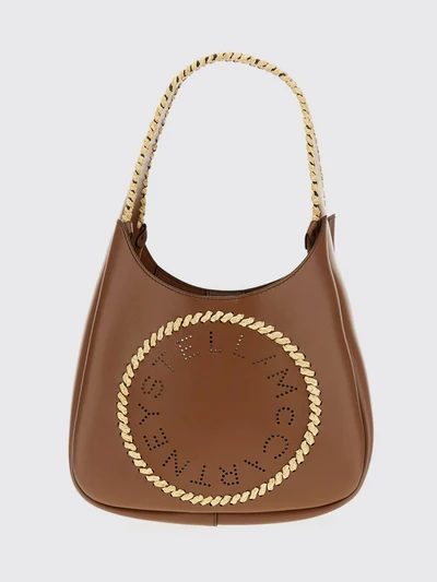 perforated logo faux leather bag
