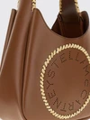 perforated logo faux leather bag