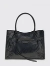 le city arena leather tote bag