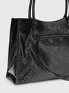 le city arena leather tote bag