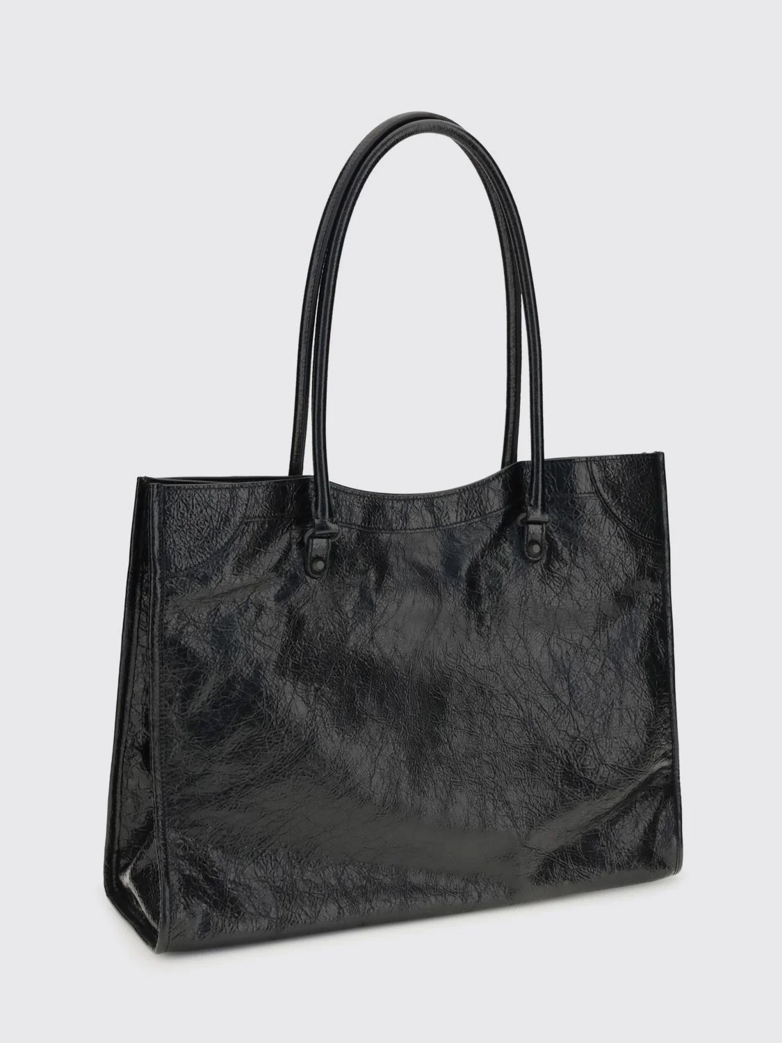 le city arena leather tote bag