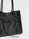 le city arena leather tote bag