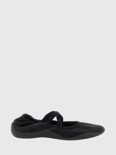shibuya bicolour polyester mary jane flats with logo