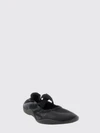 shibuya bicolour polyester mary jane flats with logo