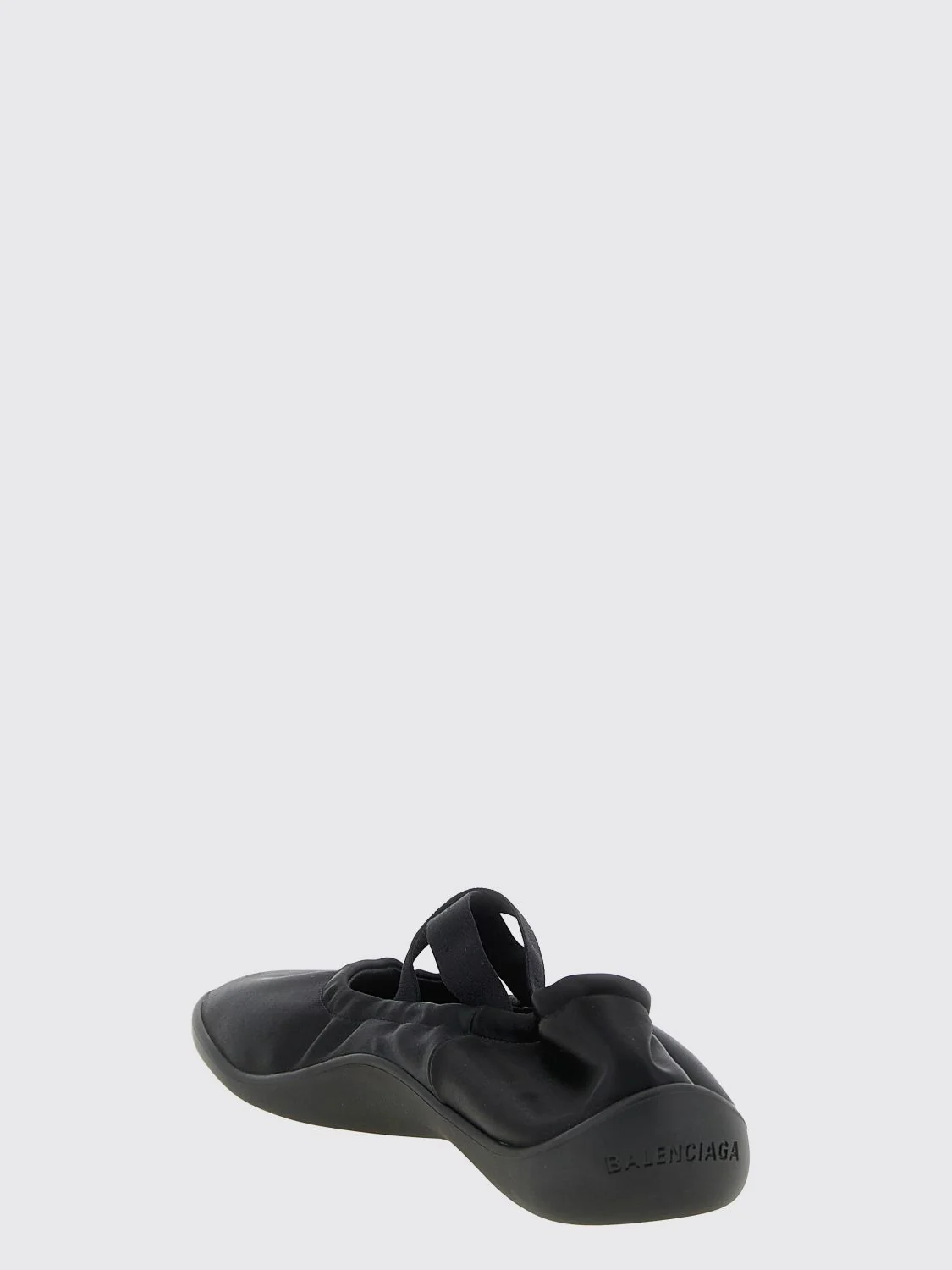 shibuya bicolour polyester mary jane flats with logo