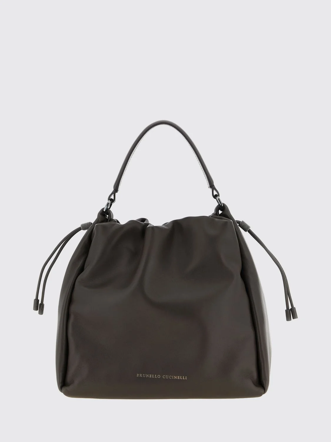 BRUNELLO CUCINELLI OS leather bucket bag
