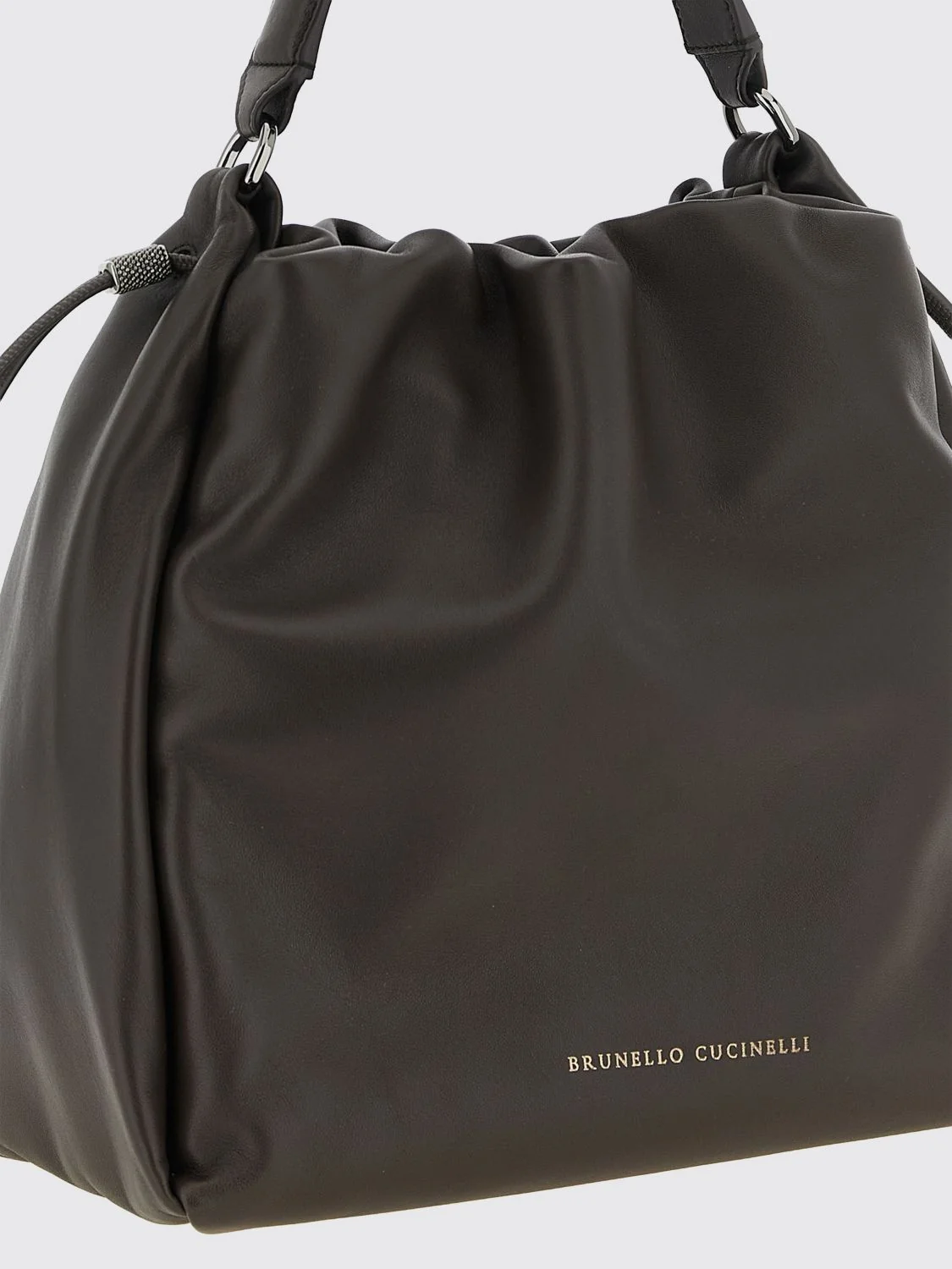 leather bucket bag