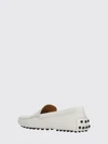 driver loafers in calfskin leather with classic rubber pebble sole