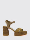 woman's heeled sandal