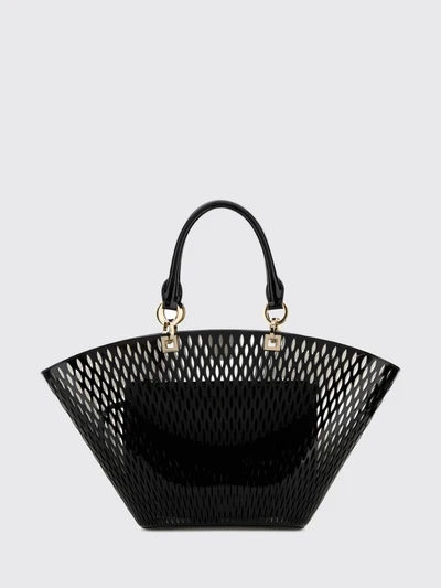 perforated leather bag