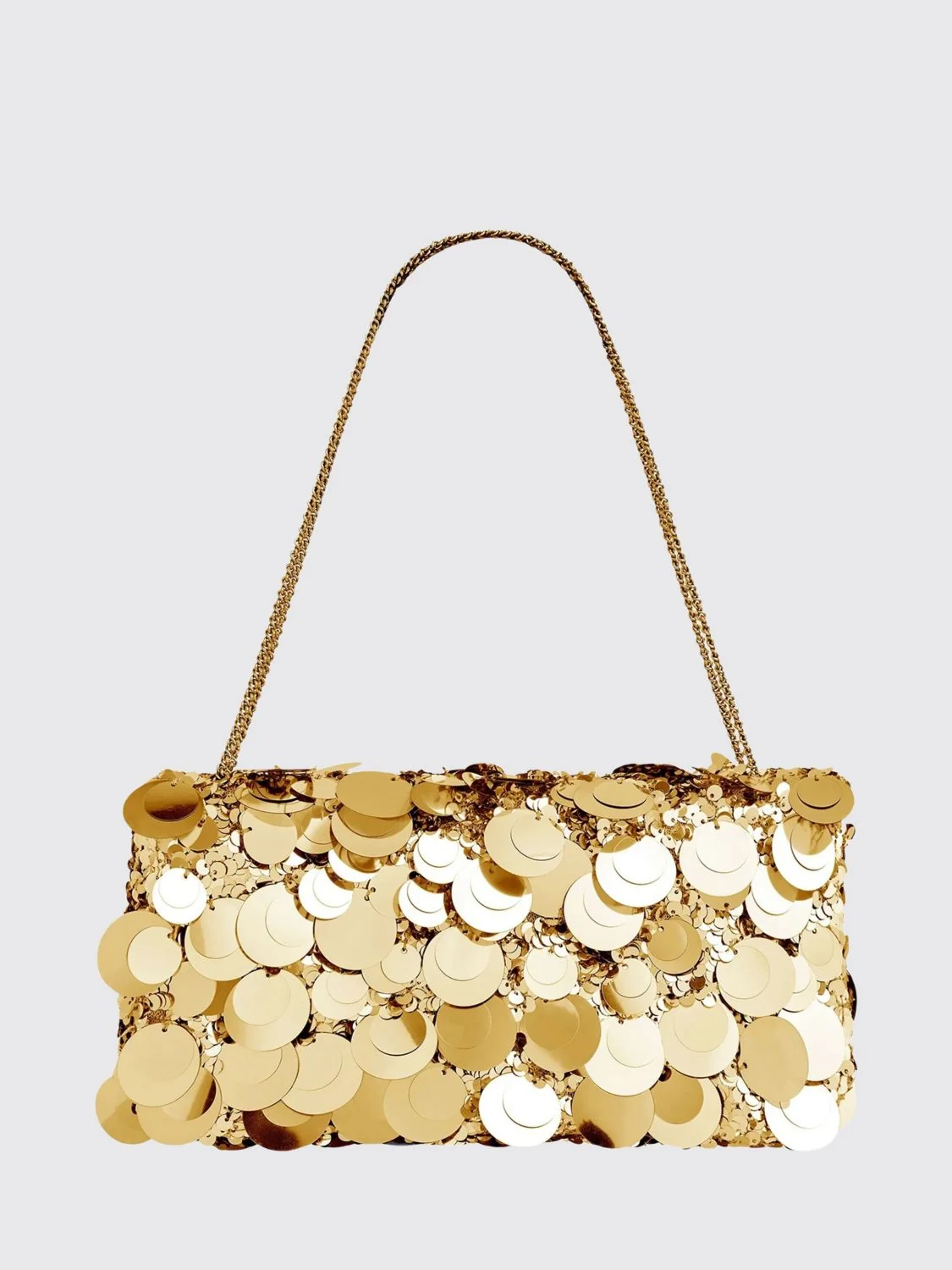 sparkle baguette sequin embroidered fabric bag