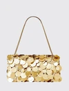 sparkle baguette sequin embroidered fabric bag