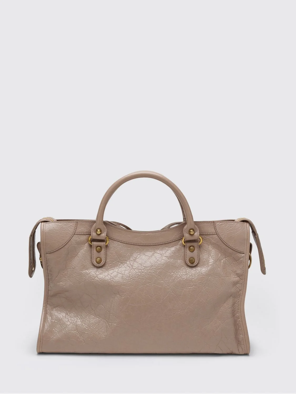 BALENCIAGA OS le city arena leather bag