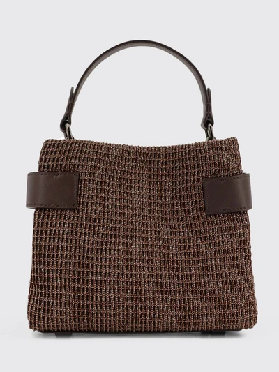 essence mini leather handbag with embroidery