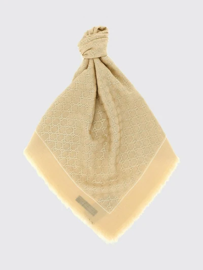 gg monogram wool stole