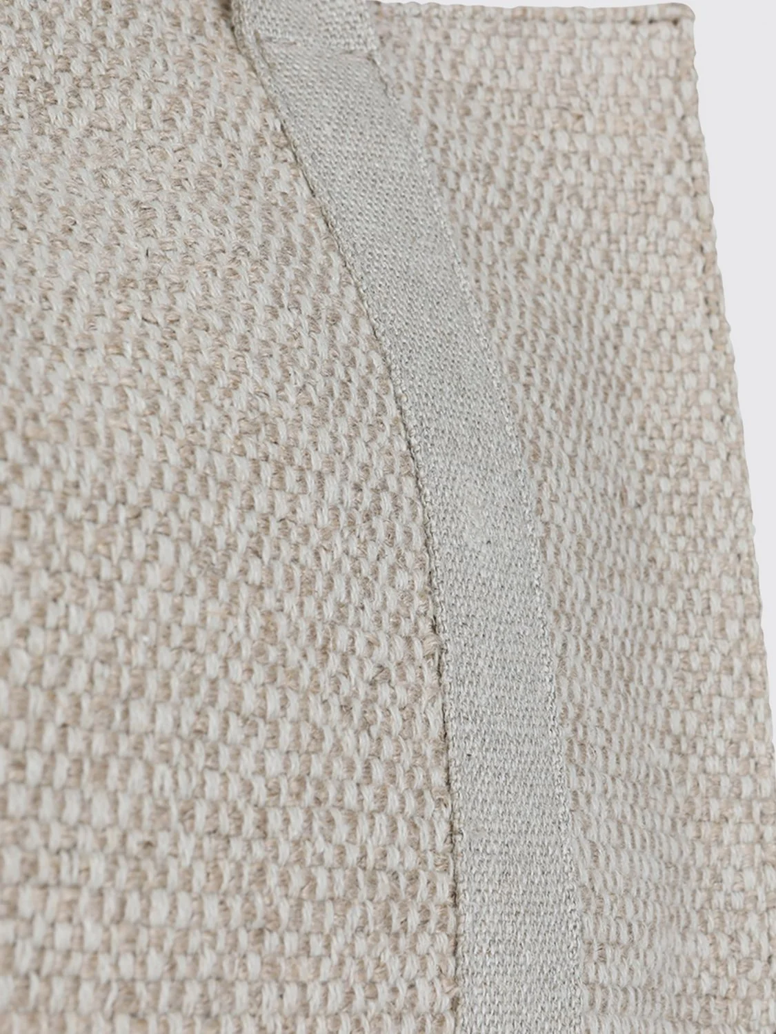 georgia canvas and leather top handle bag with magnetic closure