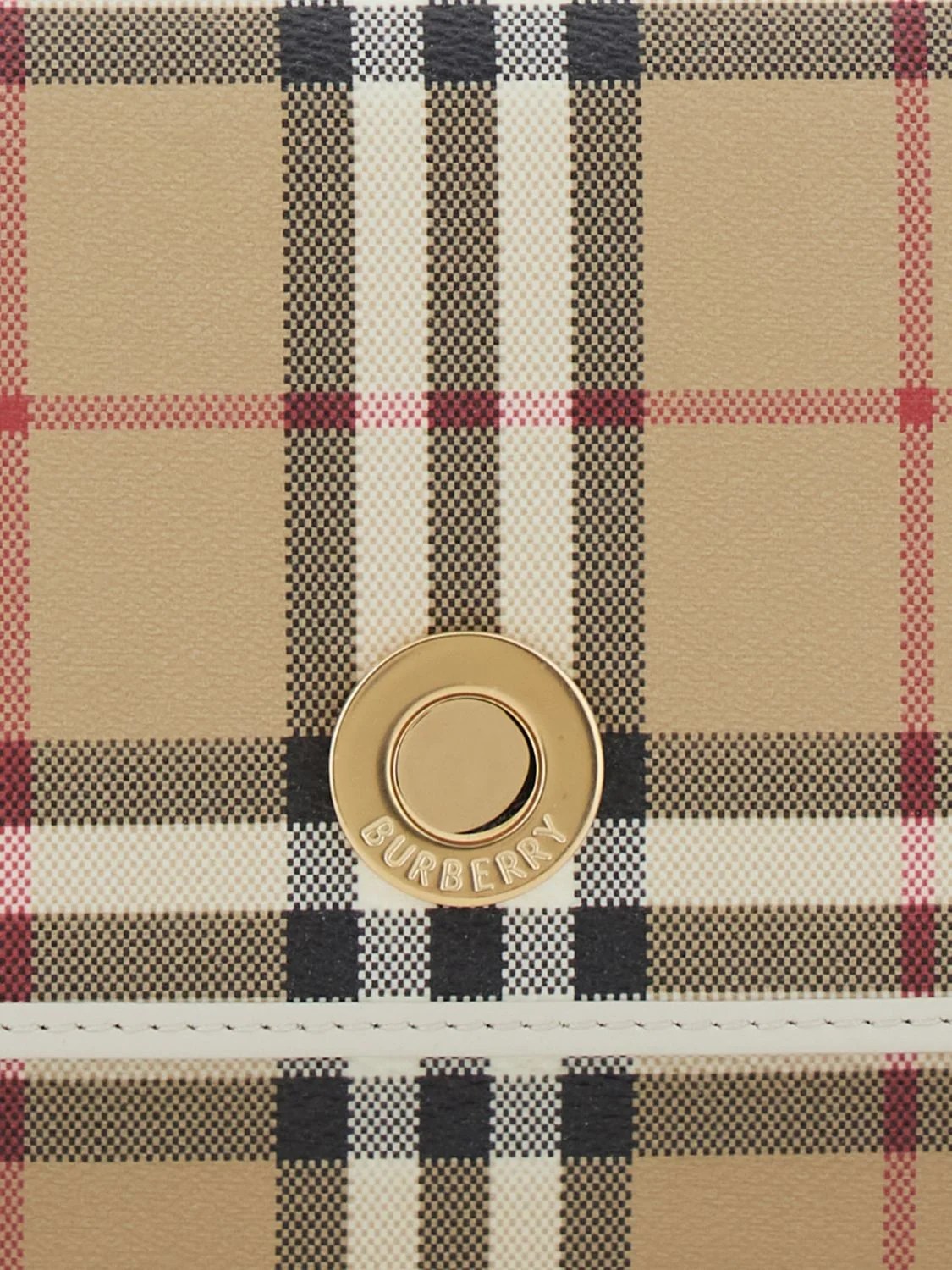 mini hampshire crossbody bag in vintage check canvas