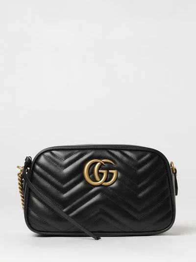 gg marmont matelassé chevron nappa shoulder bag