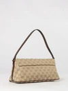 madison gg monogram jacquard shoulder bag with leather handle
