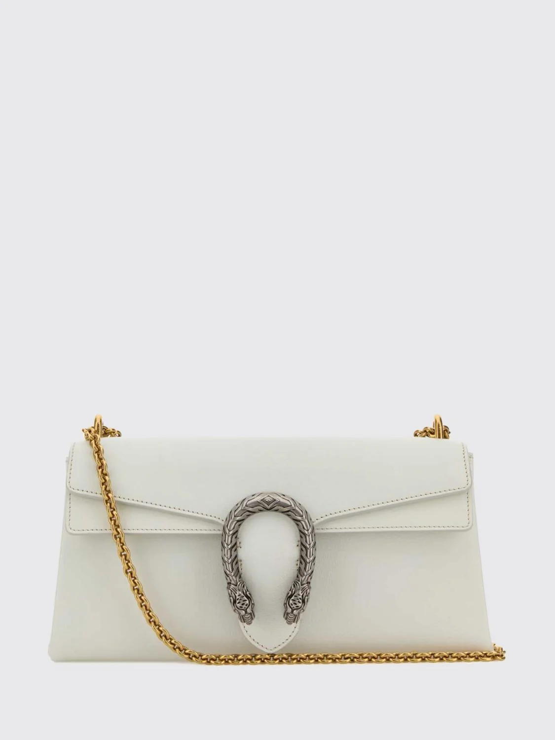 dionysus leather shoulder bag with chain strap