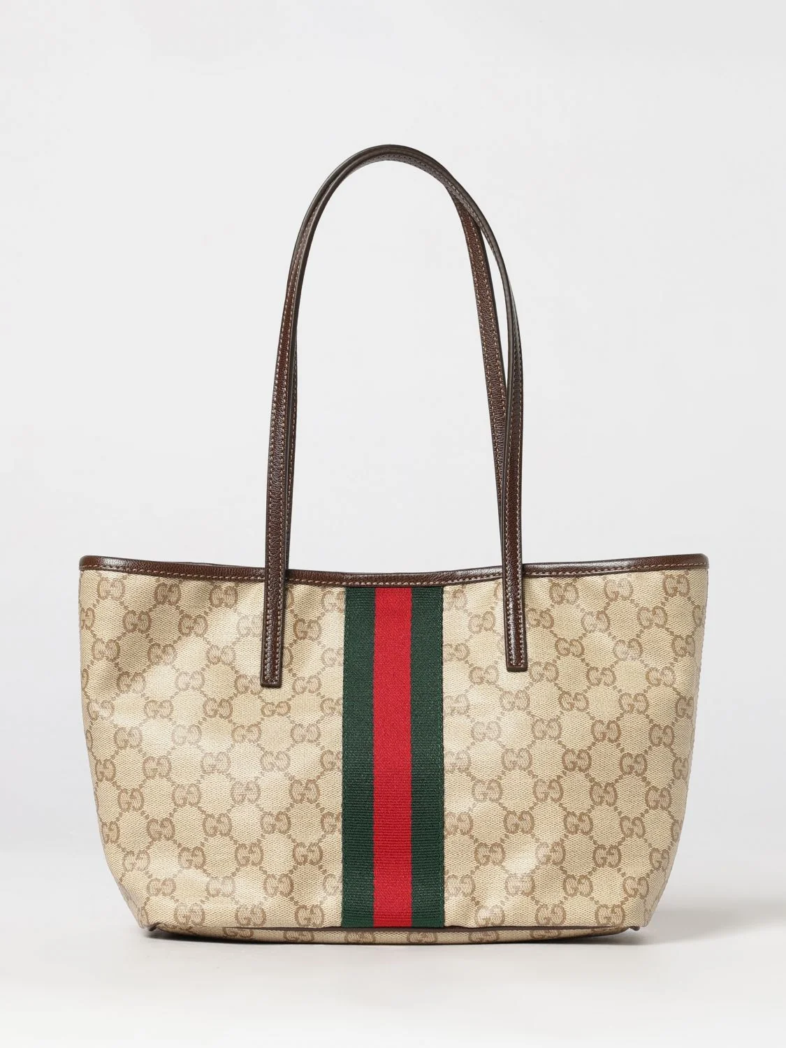 small tribeca striped monogram jacquard shoulder bag