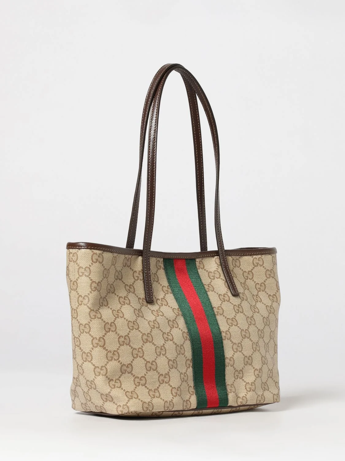 small tribeca striped monogram jacquard shoulder bag