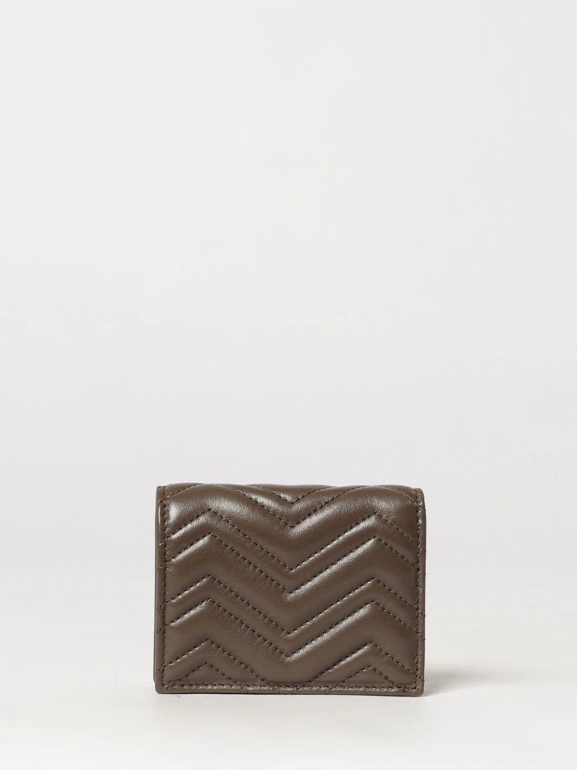 gg marmont bifold wallet in matelassé chevron nappa leather