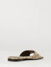 jacquard cotton mules with gg monogram and square toe