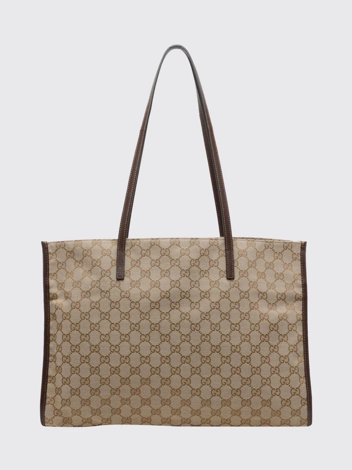 londra monogram jacquard shoulder bag with double leather handle
